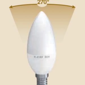 LAMPADA LED CANDELA E14 6W FREDDA 6500K (E2553F)
