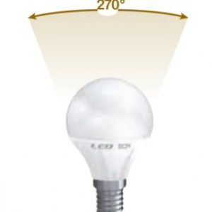 LAMPADA LED SFERA E14 6W FREDDA 6500K (E2577F)