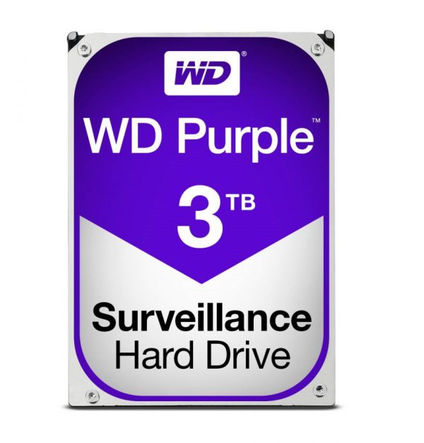 HARD DISK PURPLE 3 TB SATA 3 3.5"" (WD30PURZ)