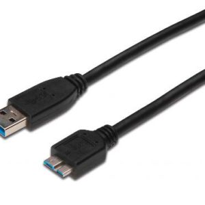 CAVO USB 3.0 A - MICRO USB B 0.25MT (AK-300117-003-S)